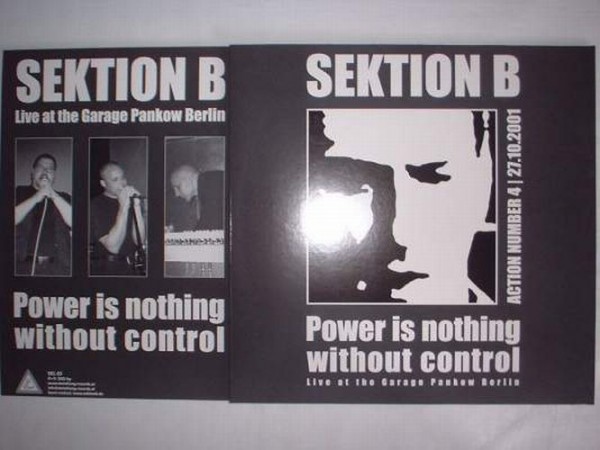 Sektion B - Power Is Nothing Without Control LP (Lim370)