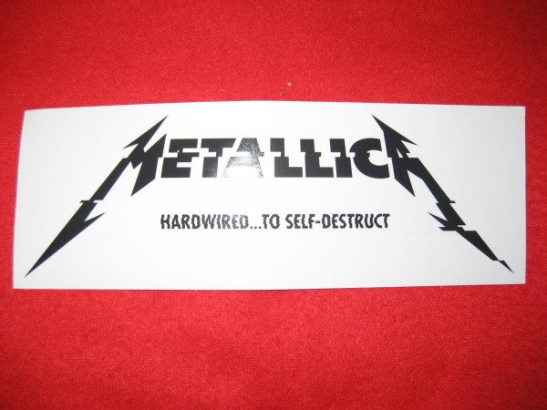 METALLICA - Hardwired Sticker
