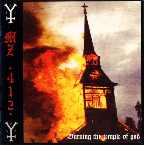 MZ.412 - Burning The Temple Of God CD (1st 1996) RARE!
